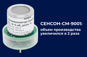 Объем производства газоанализаторов Сенсон-СМ-9001 ООО «НИИИТ» увеличился в 2 раза